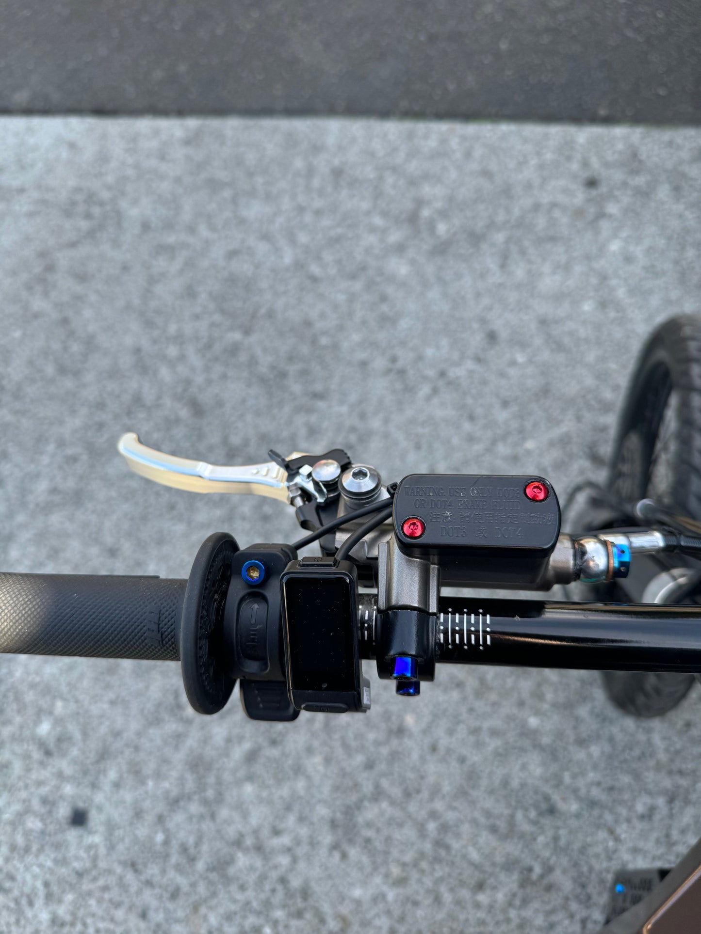 Titanium brake reservoir cap bolts